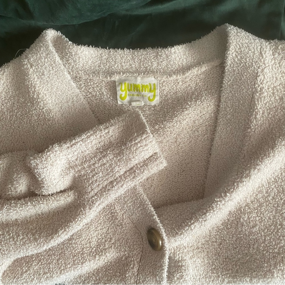 Fluffy cardigan